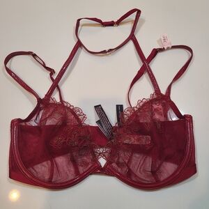 NWT Victoria's Secret Very Sexy Low Cut Demi Lace Bra 34DD